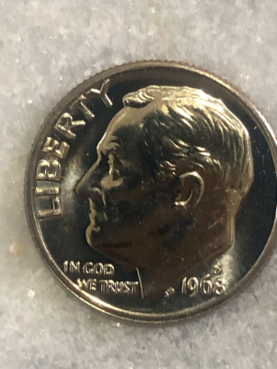 1968 Dime Unc