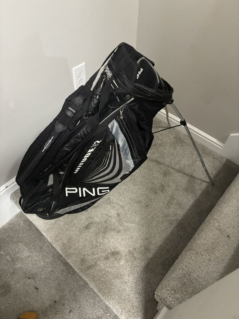 Ping Golf Stand Bag W Backpack Straps