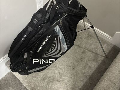 Ping Golf Stand Bag W Backpack Straps