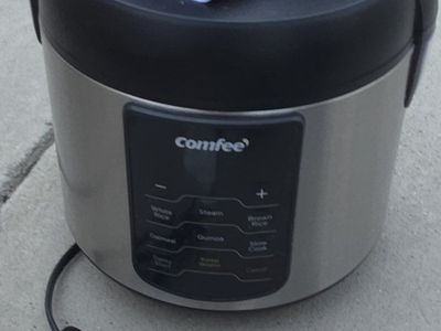 Comfee Stainless Steel Electric Rice Cooker & Steamer