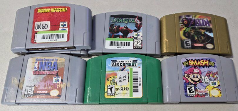 Nintendo 64 video games.