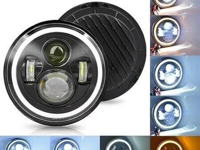 Motorcycle 7 Led Headlight