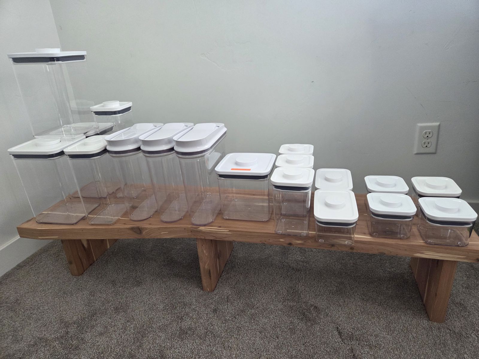 HUGE set 18 of OXO Plastic Storage Containers - Practically New!