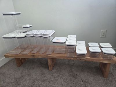 HUGE set 18 of OXO Plastic Storage Containers - Practically New!