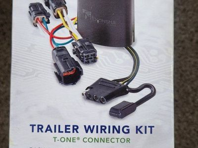 Tekonsha T-One Connector 118534 Trailer Wiring Kit for 4-Way Flat Connector - Easy Install