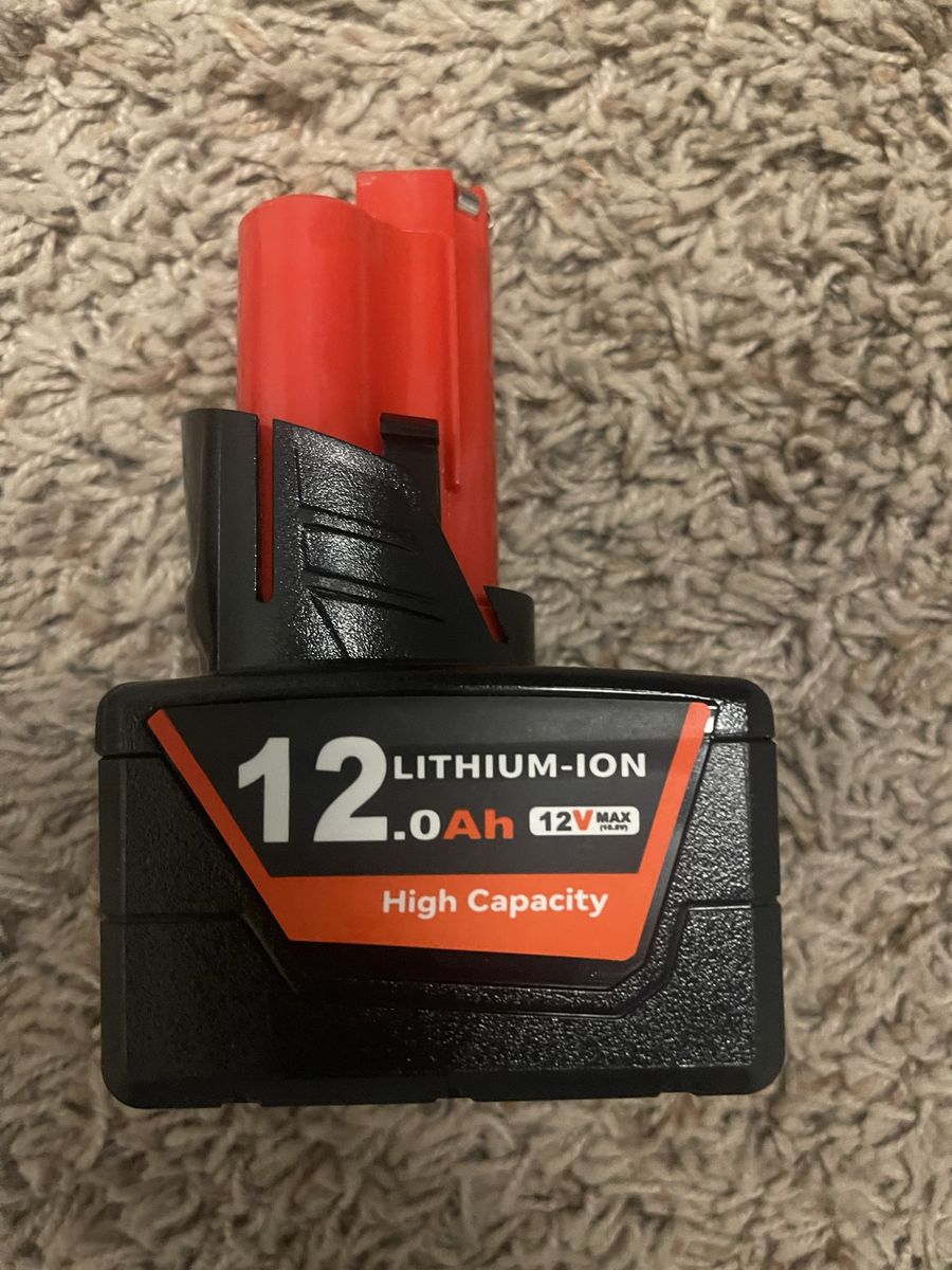 12.0ah Milwaukee m12 High Capacity Power Tool Battery