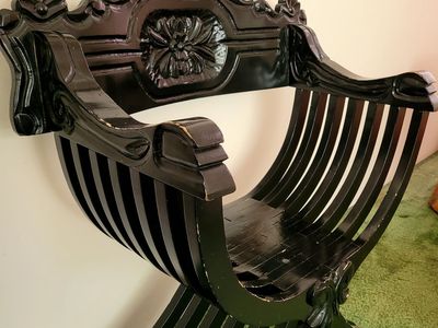 Ornate Wooden Throne