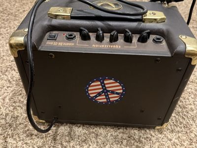 Dean acoustic electric with amp