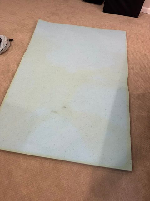 Foam Mattress Topper Pad - Lightly Used, Fair Condition