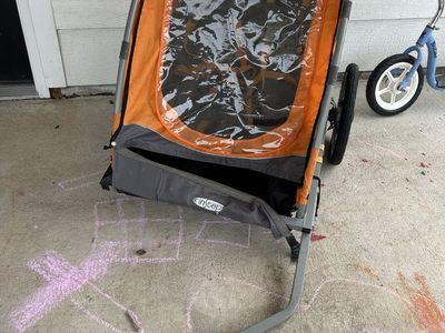 InStep Orange and Grey Bicycle Trailer for Kids