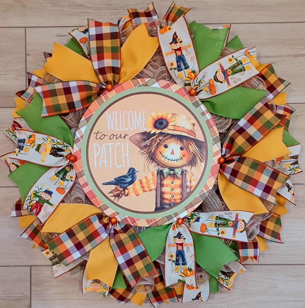 Welcome to Our Patch Fall Wreath