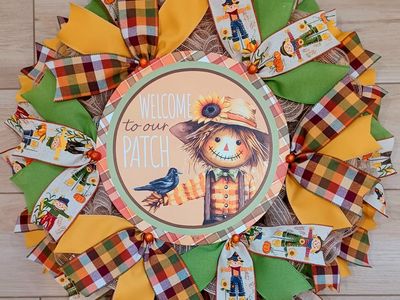 Welcome to Our Patch Fall Wreath