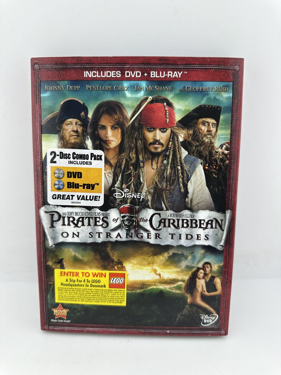 Pirates of the Caribbean On Stranger Tides Blu-ray DVD Combo Pack
