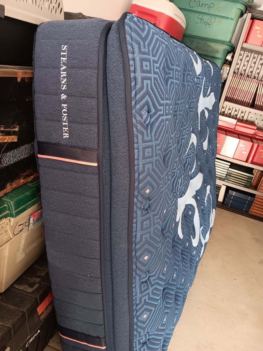 Lux estate Stearns and Foster queen mattress and box springs
