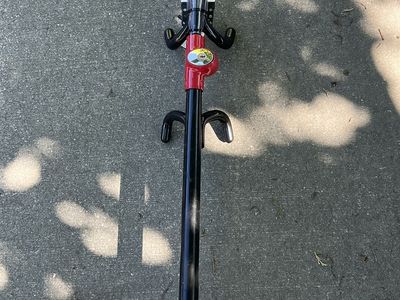 Hyper Tough Steering Wheel Lock Anti-Theft Device Red/Black