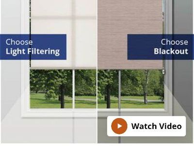 Blinds.com Premium Motorized Light Filtering Roller Shade - 66.125"W x 83.5"H, Fiji Sugar