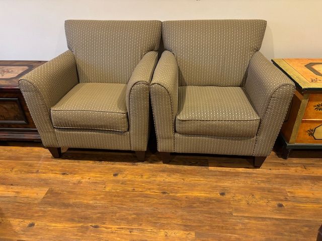 Upholstered chairs (2)