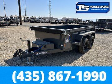 5x10 Lamar DS Dump Trailer - 18" Sides - 7K GVWR -