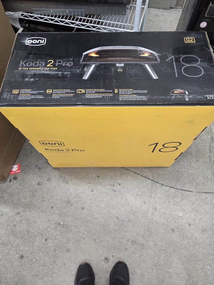 koda 2 18" gass powered pizza oven