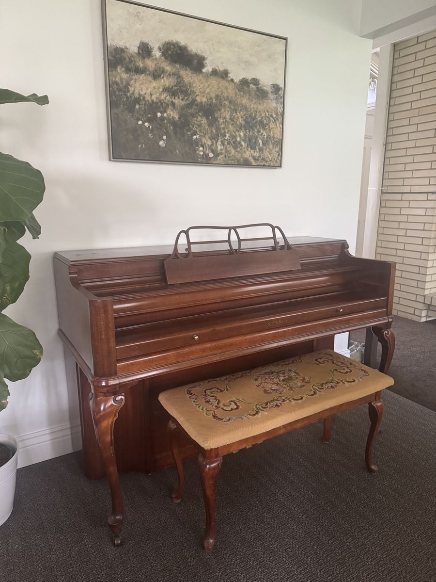 Kimball upright piano