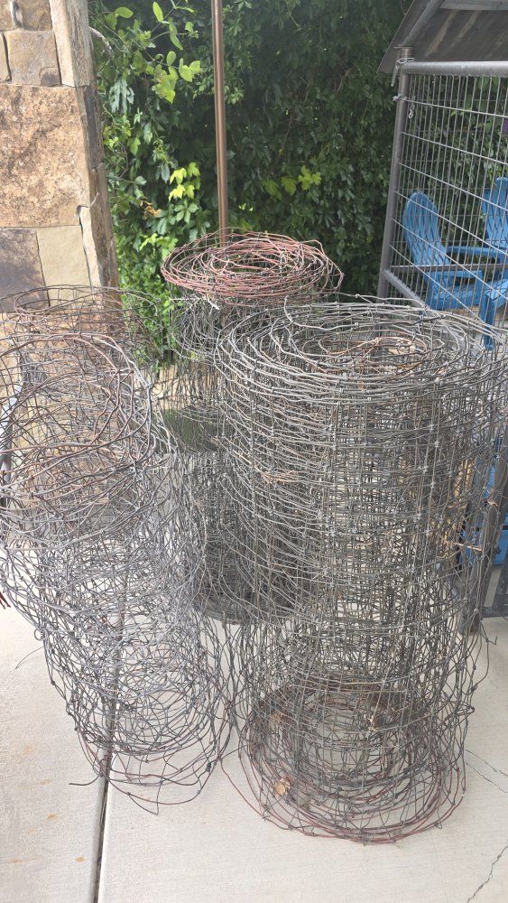 Galvanized Rolled Wire Fencing -  Various Sizes, Farm/Garden/Security