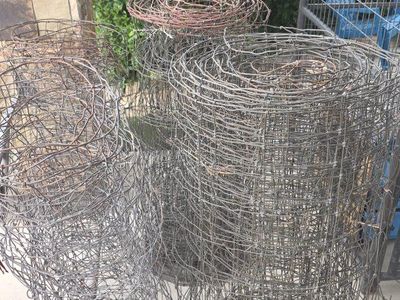 Galvanized Rolled Wire Fencing - Various Sizes, Farm/Garden/Security