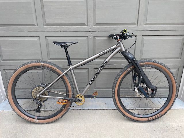 Lynskey Livewire Titanium (Small) w/ Trust, Derby carbon wheels