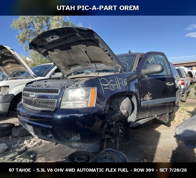 New Arrival - 2007 Chevrolet Tahoe GMT900 Parts - UTPAP Orem