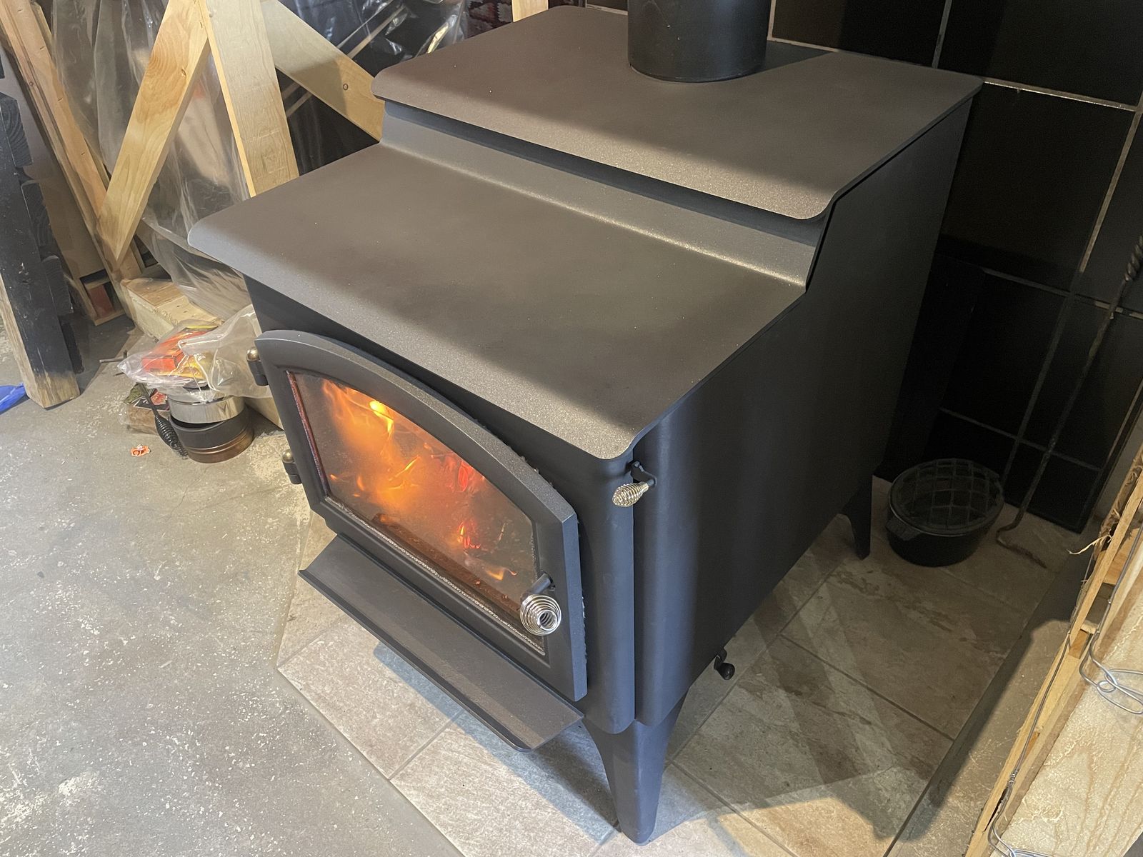 Quadrafire 5700 Step Top Large Wood Burning Stove