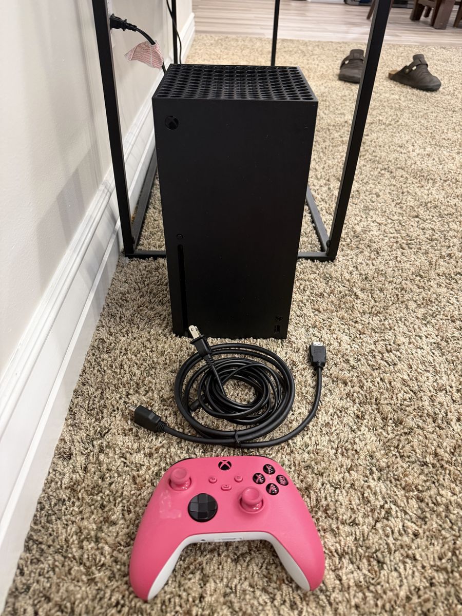 Microsoft Xbox Series X 1TB Console with Pink Wireless Controller - Black