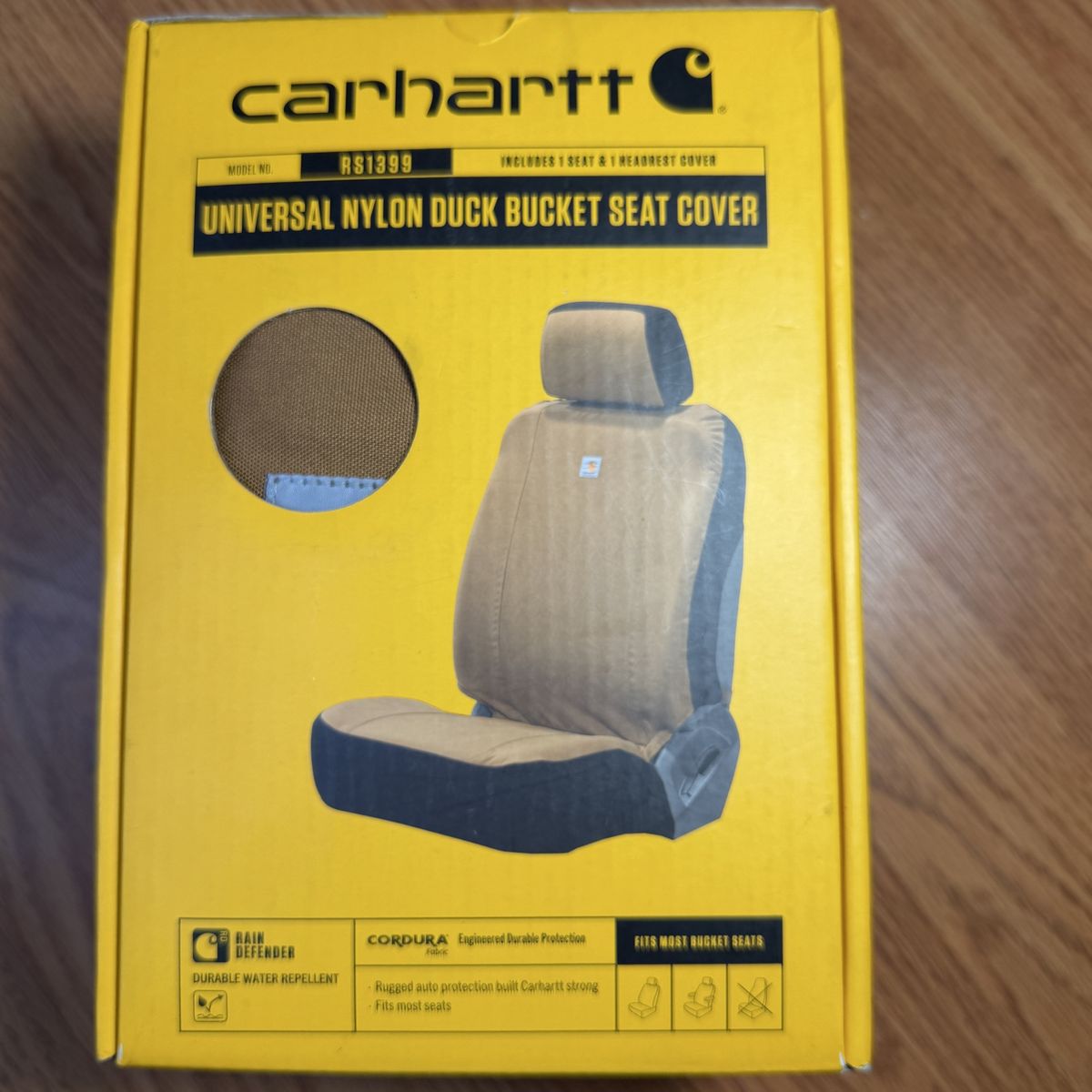 Carhartt Universal Nylon Duck Bucket seat cover