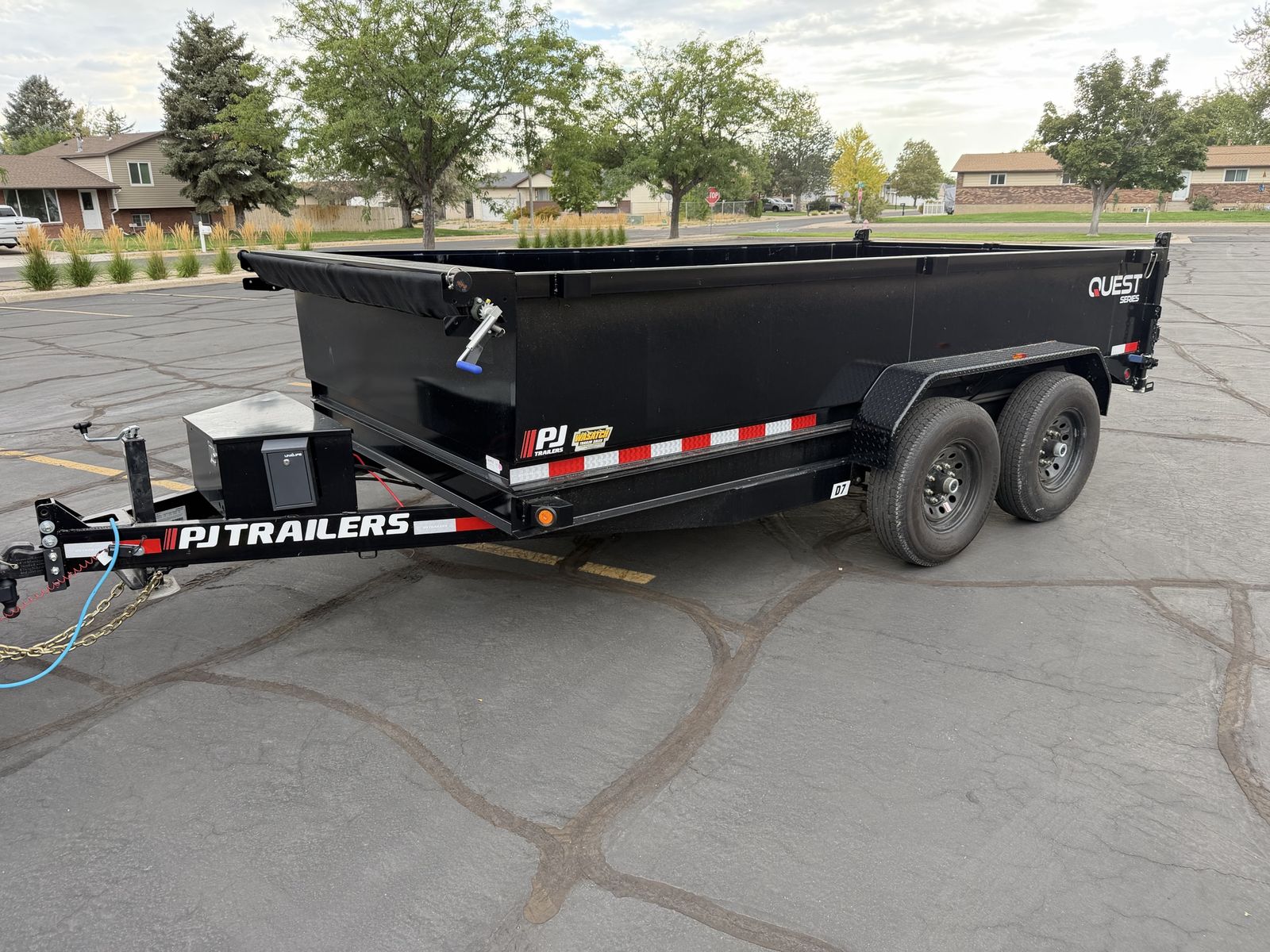 2025 PJ Dump Trailer 7x14 14k channel