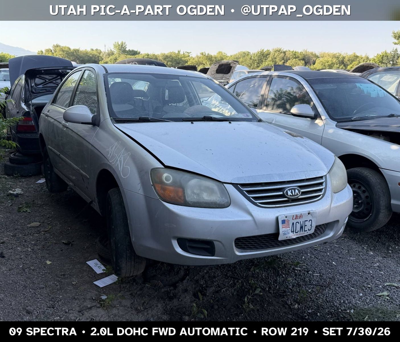 Just In! 2009 Kia Spectra Parts - UTPAP Ogden