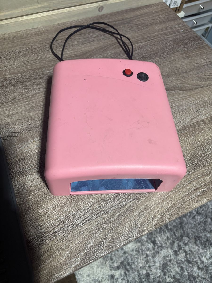 Pink Nail Lamp UV Light Dryer with Timer for Gel Polish