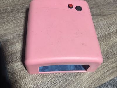 Pink Nail Lamp UV Light Dryer with Timer for Gel Polish