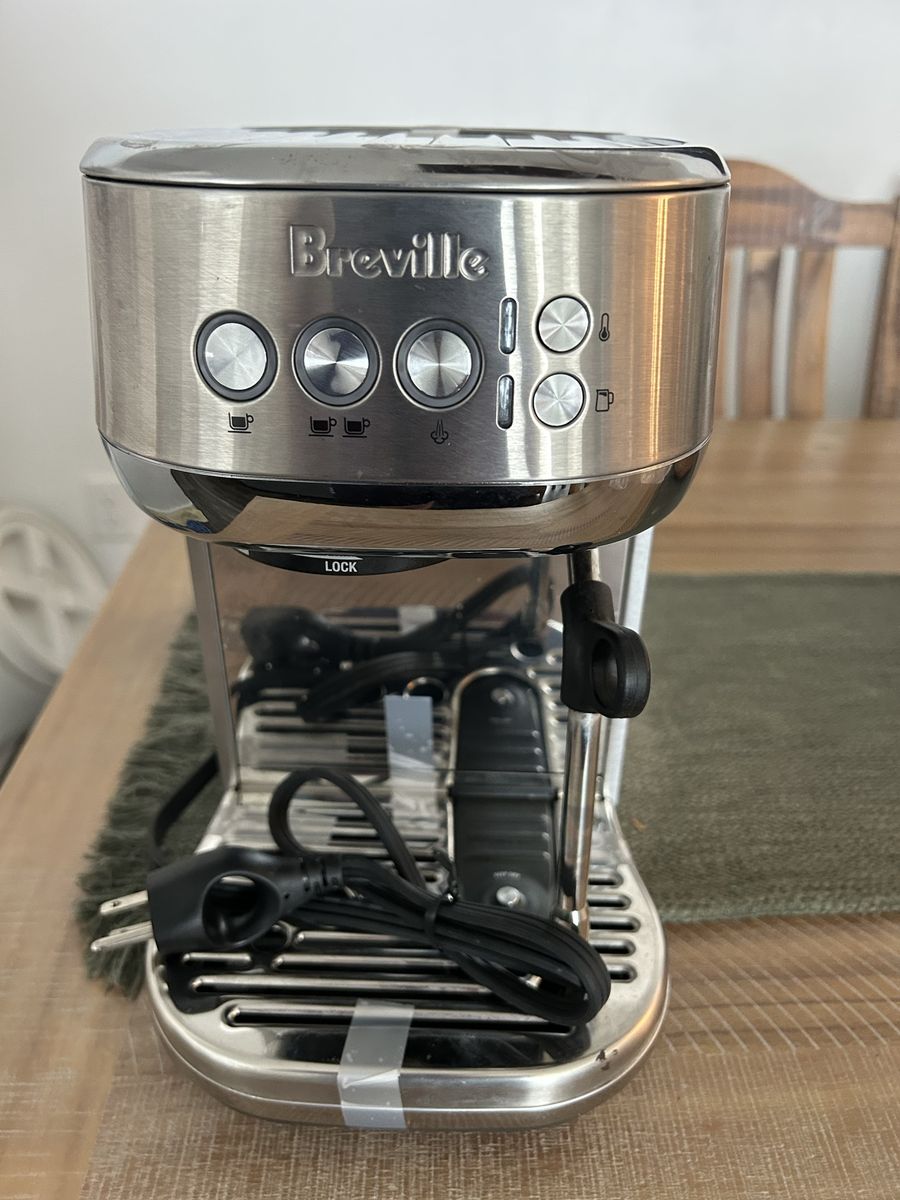Breville Bambino Plus Espresso Machine - Brushed Stainless Steel, Compact Design