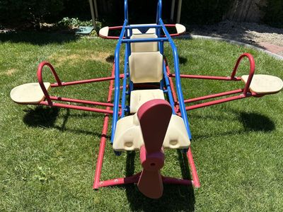 Kids Lifetime Airplane Teeter Totter Seesaw