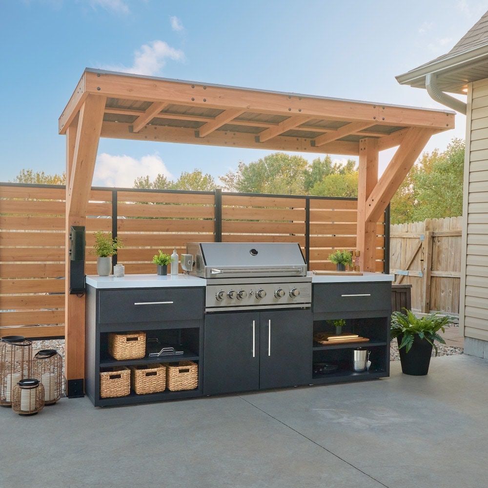Outdoor Pergola - *GRILL AND KITCHEN NOT INCLUDED*