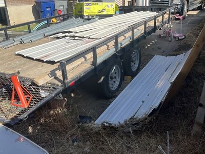 8’ X 16’ flat bed car hauler