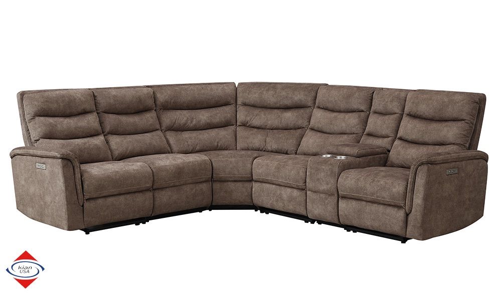 BRAND NEW! Power Motion Brown Sectional