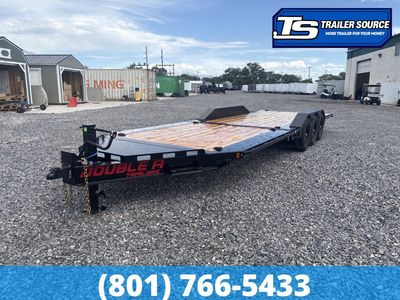 8.5x26 Double A Pro Series CT Tilt Trailer - 23K GVWR - Wide Body w/ Drive Over Fenders