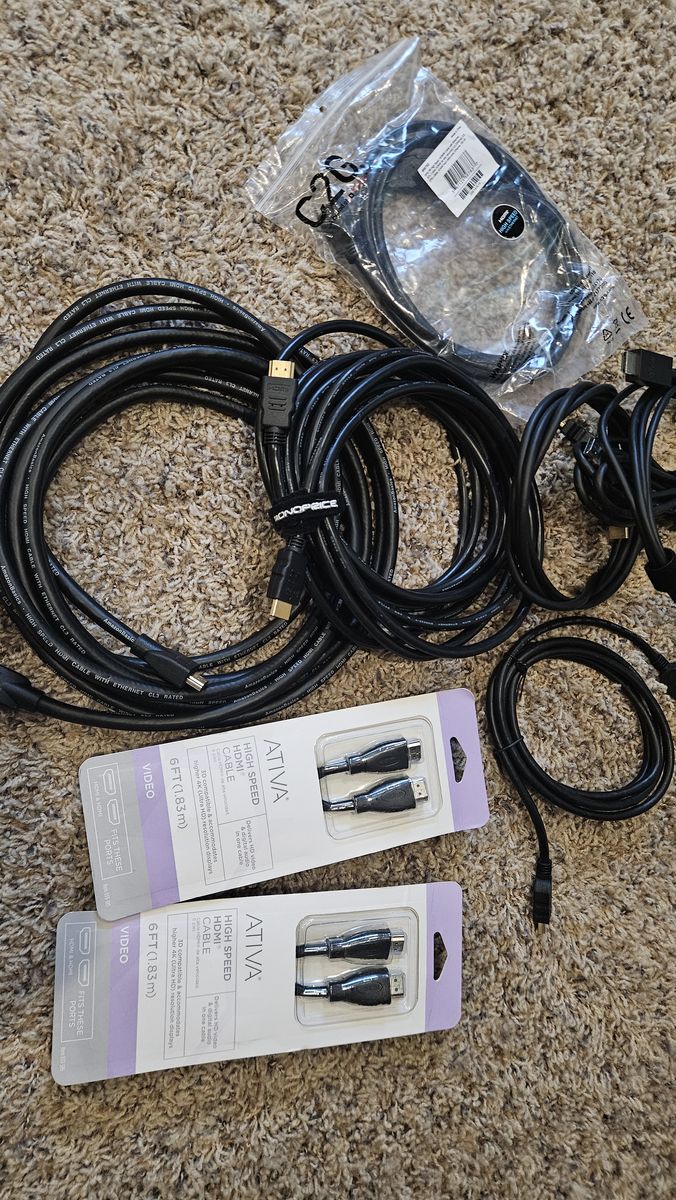 HDMI Cables 6' and 15'