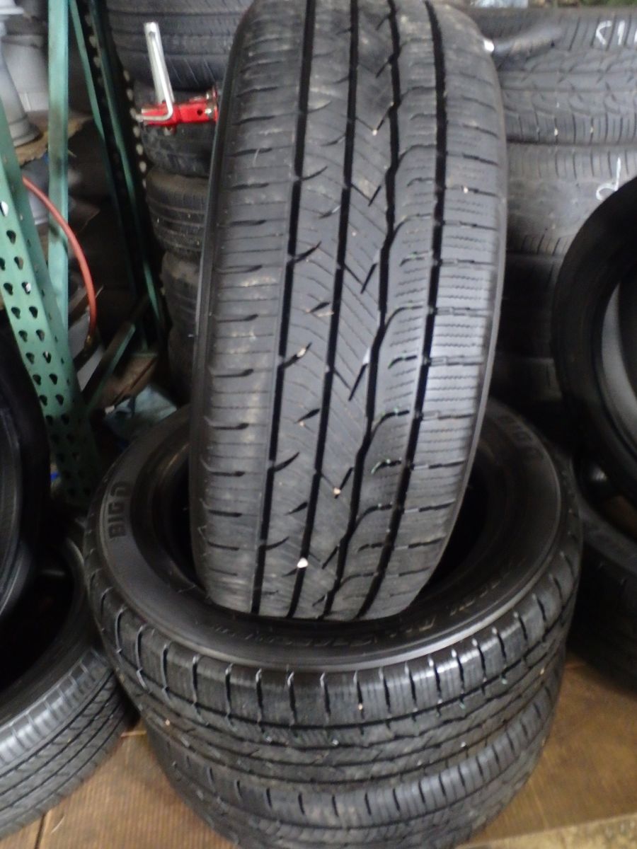 225/55R17 BIG O LEGACY ALL SEASON PLUS PAIR OF TWO USED TIRES