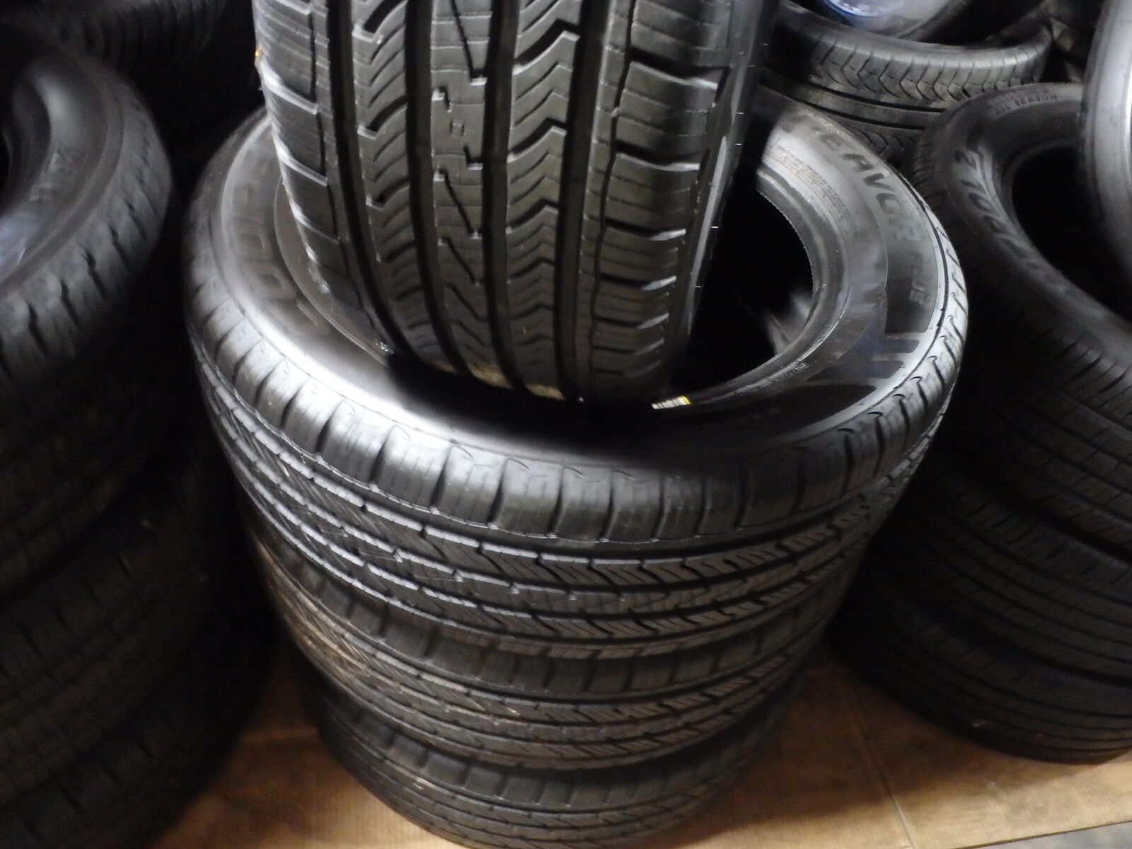 235/60R18 COOPER ENDEAVOR PLUS SET OF USED TIRES