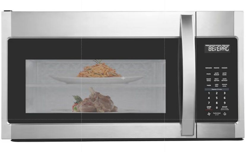 BLACK+DECKER EM044KB19 Over The Range Microwave Oven with One Touch, 1000 Watts, 400 CFM and Auto Cooking, OTR 1.9 Cu.ft