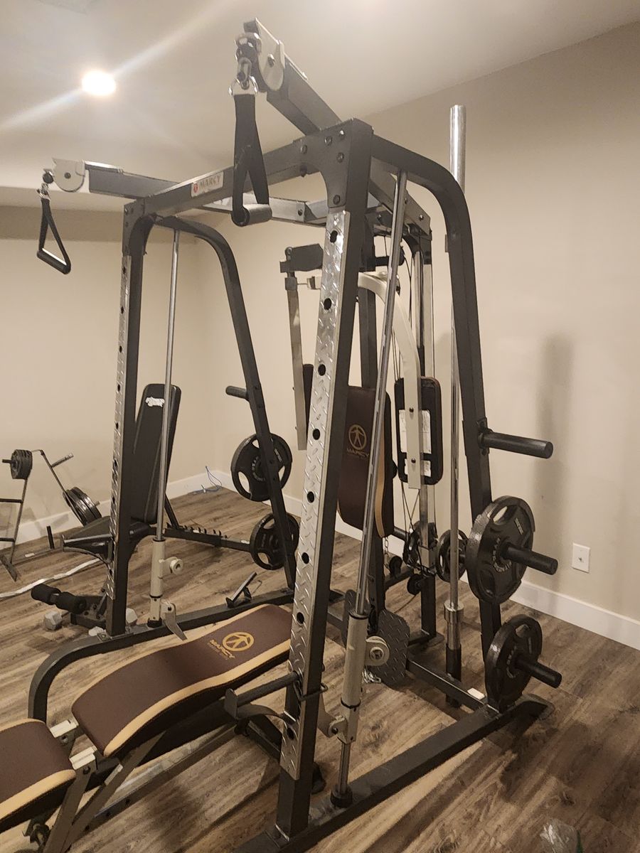 Marcy Marcy Smith Cage Workout Machine Full Body StrengthTraining Home Gym Equipment System