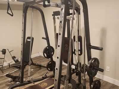 Marcy Marcy Smith Cage Workout Machine Full Body StrengthTraining Home Gym Equipment System