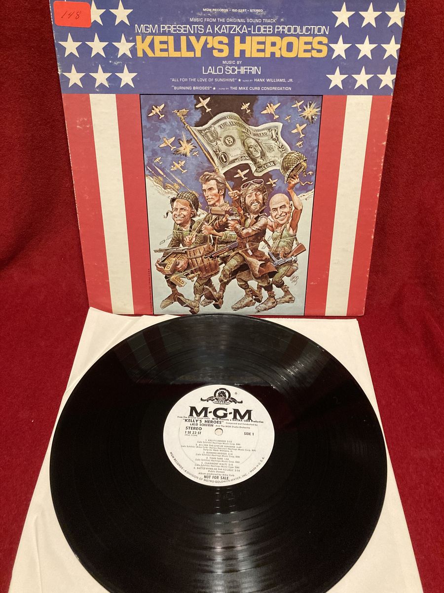 Vintage Rare 1970s Kelly’s Heroes Vinyl Soundtrack DJ Copy