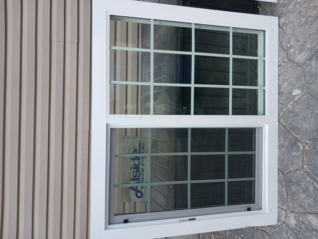 White Vinyl, paned, windows for sale