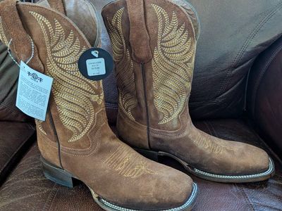Men's Leather Boots Circle G